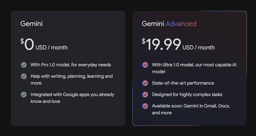 gemini-advanced-pricing gemini-advanced-pricing