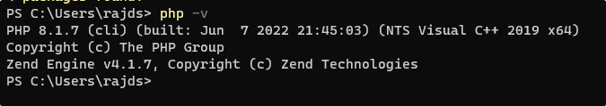 check-php-version-on-windows-11 check-php-version-on-windows-11