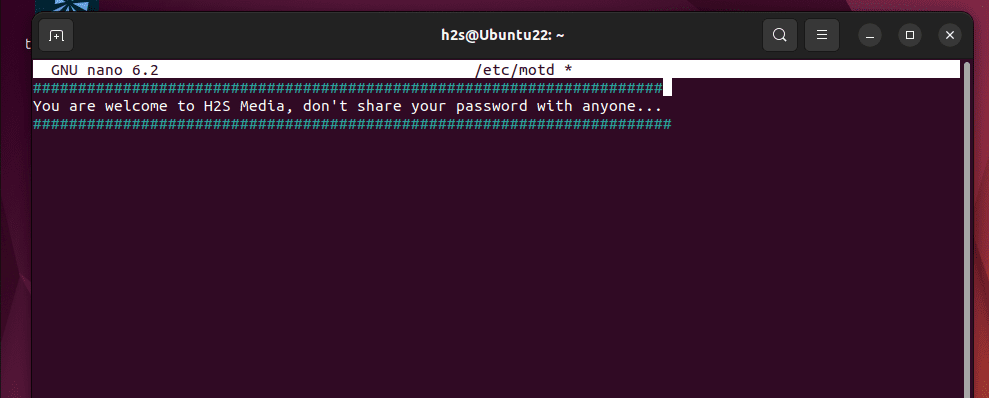 create-a-cutstom-message-to-display-upon-loign-linux create-a-cutstom-message-to-display-upon-loign-linux