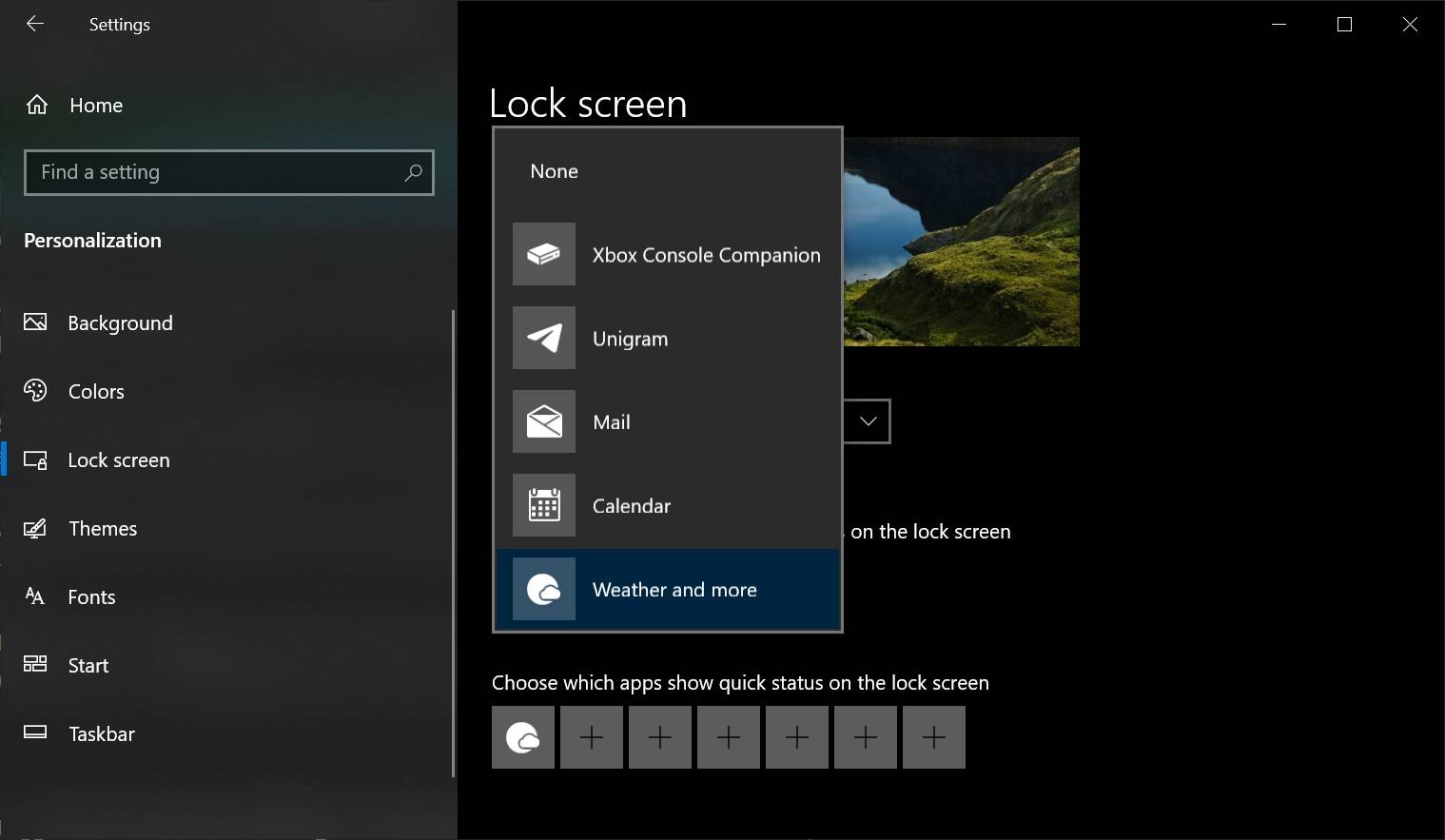 msn-lock-screen-settings msn-lock-screen-settings