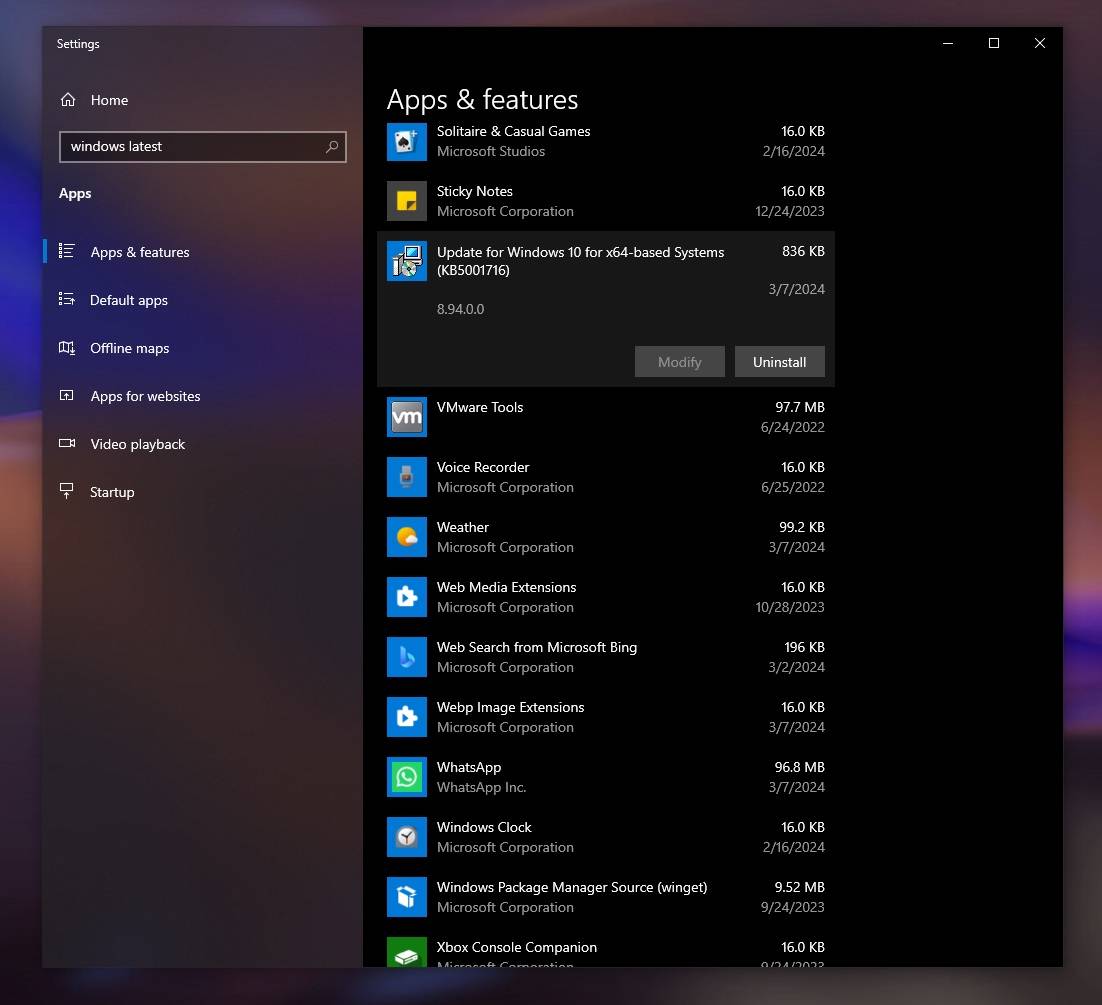update-for-windows-10-for-x64-based-systems-kb5001716
