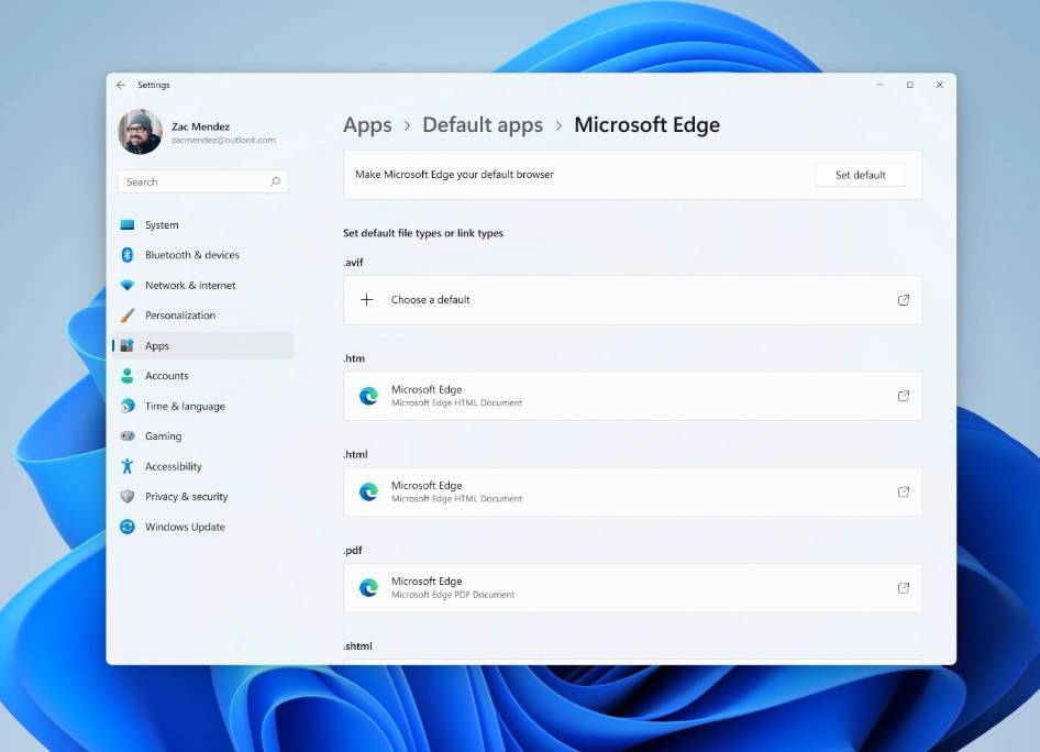 windows-11-default-apps-settings windows-11-default-apps-settings