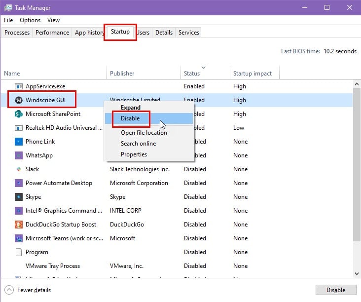 disable-startup-item disable-startup-item