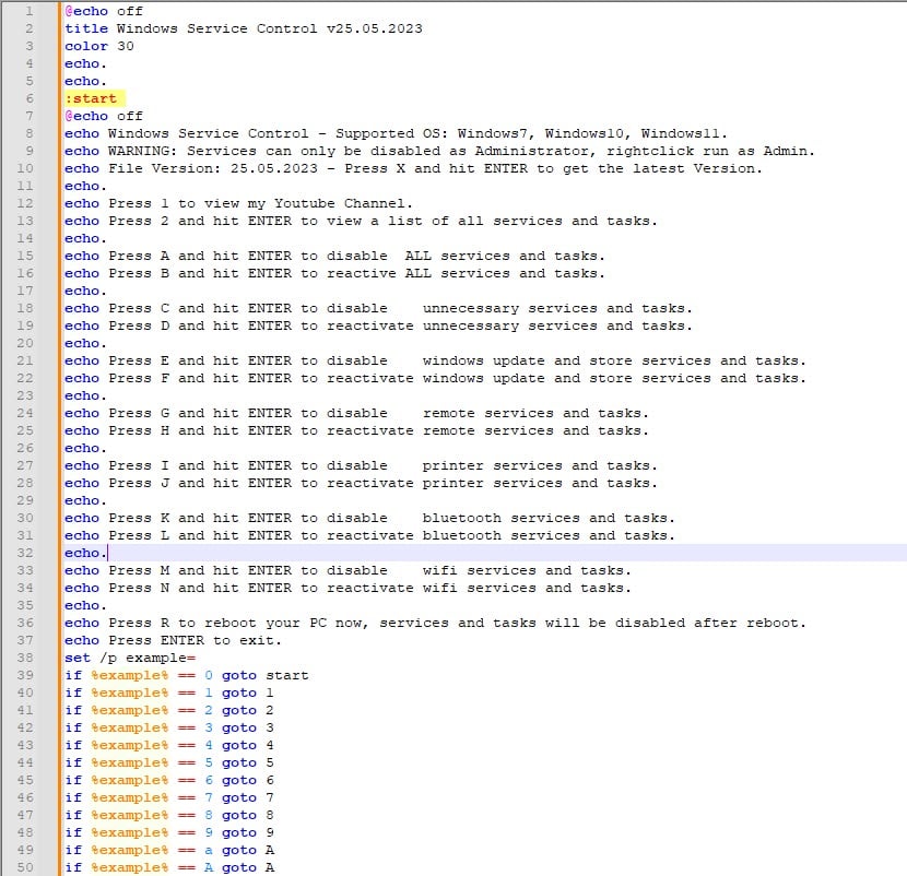 windows-service-control-code windows-service-control-code