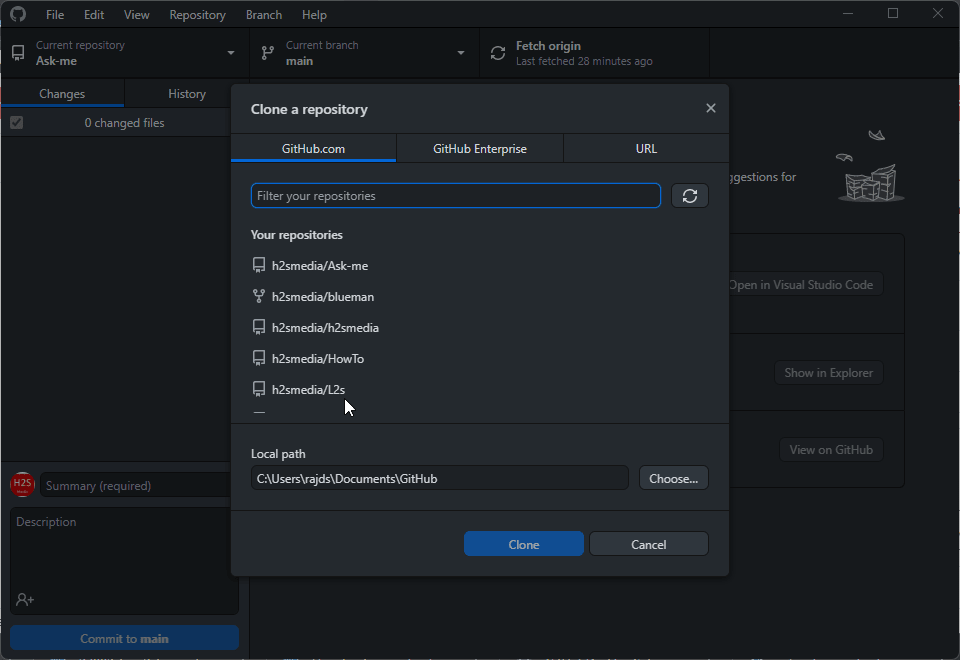 clone-an-existing-repository clone-an-existing-repository