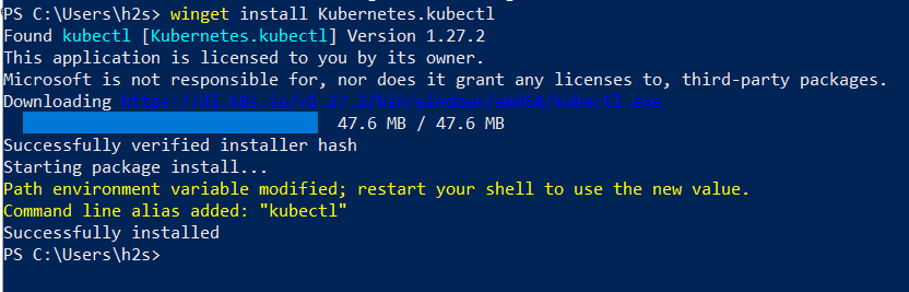 setting-kubectl-cli-on-windows- setting-kubectl-cli-on-windows-