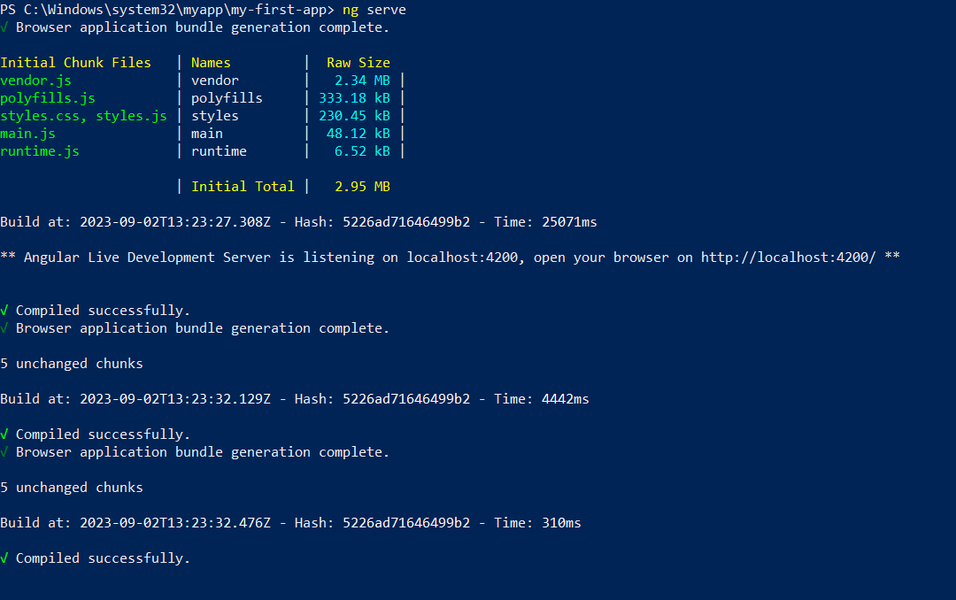 start-angular-development-server start-angular-development-server