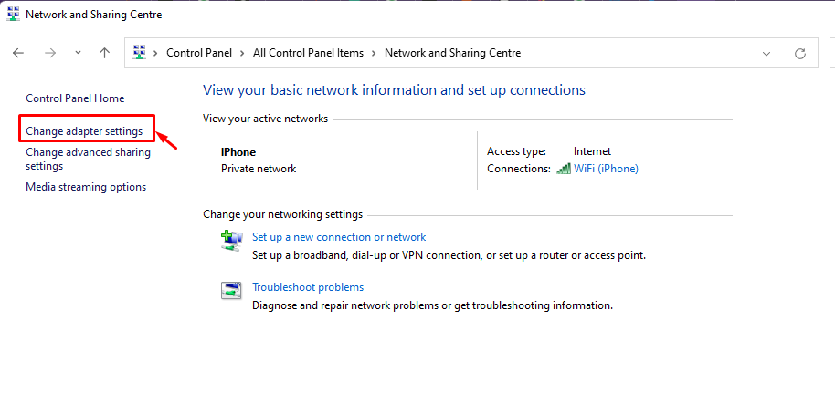 change-adapter-setting change-adapter-setting