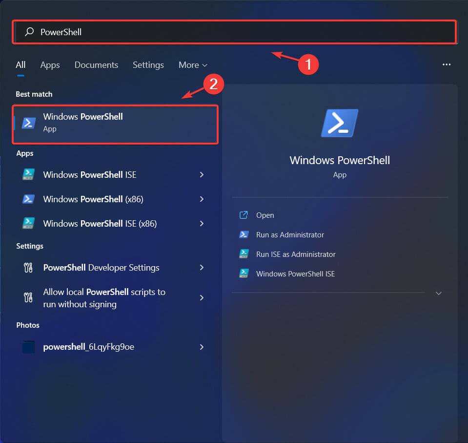 powershell