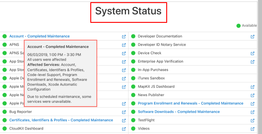 status status
