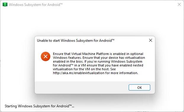 unable-to-start-windows-subsystem-for-android-error unable-to-start-windows-subsystem-for-android-error