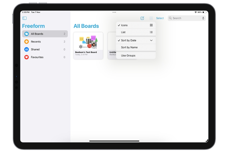 freeform-app-home-screen freeform-app-home-screen