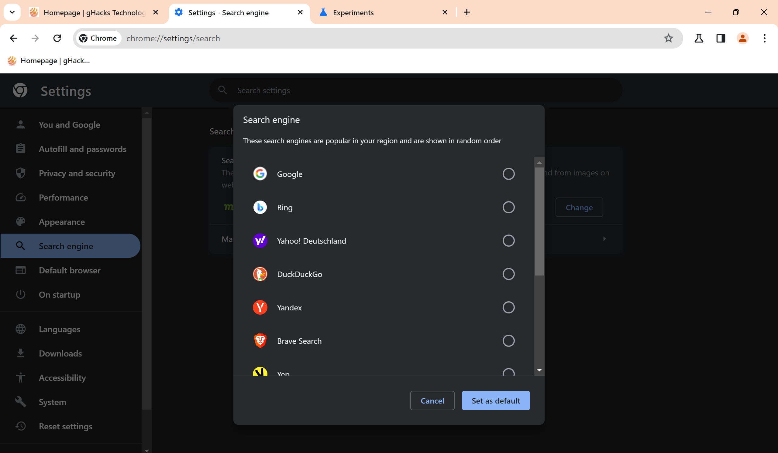 chrome-search-settings chrome-search-settings