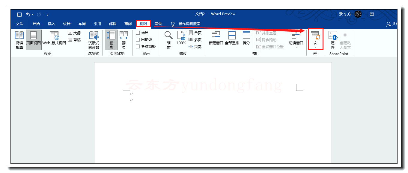 office 2021 word 宏
